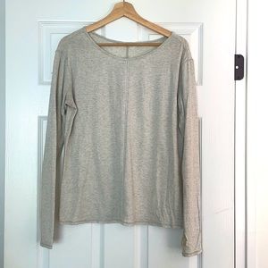 Lululemon oatmeal long sleeve top size 8